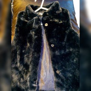 Faux fur vest